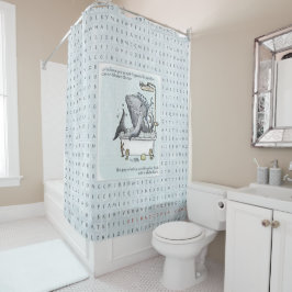 Englischer/spanischer Duschvorhang -