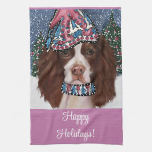 ENGLISCHER SPRINGER SPANIEL GESCHIRRTUCH