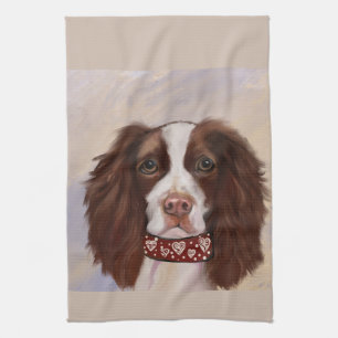 ENGLISCHER SPRINGER SPANIEL GESCHIRRTUCH