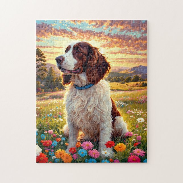 Englischer Springer Spaniel Hund (Vertikal)