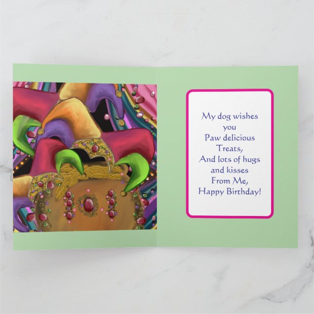 ENGLISCHER SPRINGER SPANIEL  KARTE (Innenseite)