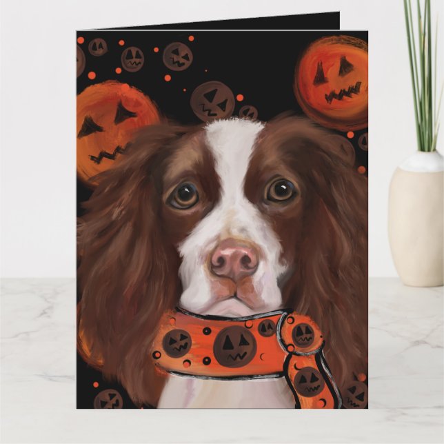 Englischer Springer Spaniel Karte (Vorderseite)