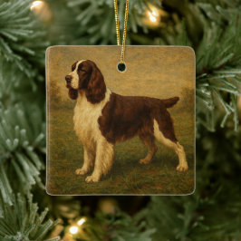 Englischer Springer Spaniel Keramikornament