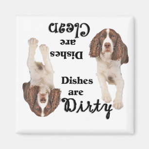 Englischer Springer Spaniel Liebhaber Geschirrspü Magnet