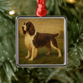 Englischer Springer Spaniel Ornament Aus Metall
