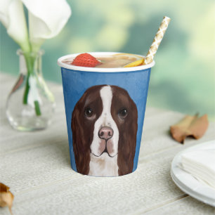 ENGLISCHER SPRINGER SPANIEL PAPPBECHER