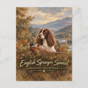 Englischer Springer Spaniel Postkarte