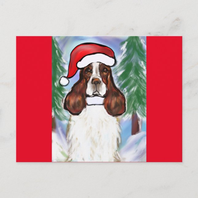 ENGLISCHER SPRINGER SPANIEL POSTKARTE (Vorderseite)