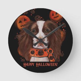 Englischer Springer Spaniel Runde Wanduhr