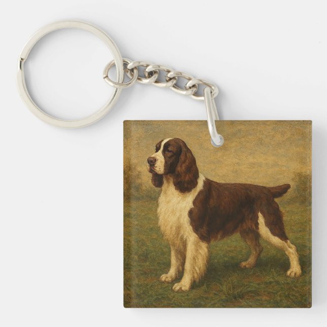 Englischer Springer Spaniel Schlüsselanhänger (Vorderseite)