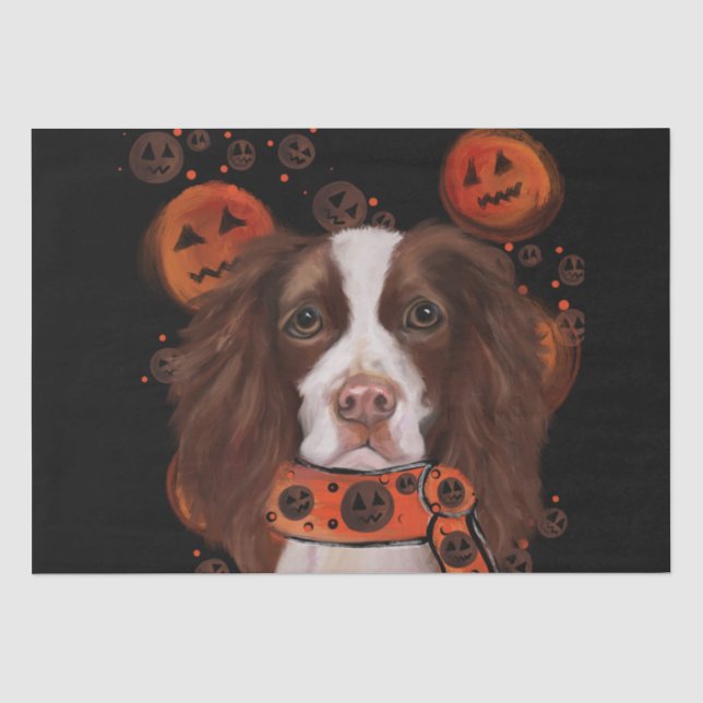 Englischer Springer Spaniel       Seidenpapier (Vorderseite)