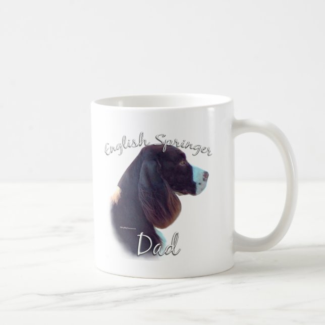 Englischer Springer Spaniel Vater 2 Kaffeetasse (Rechts)