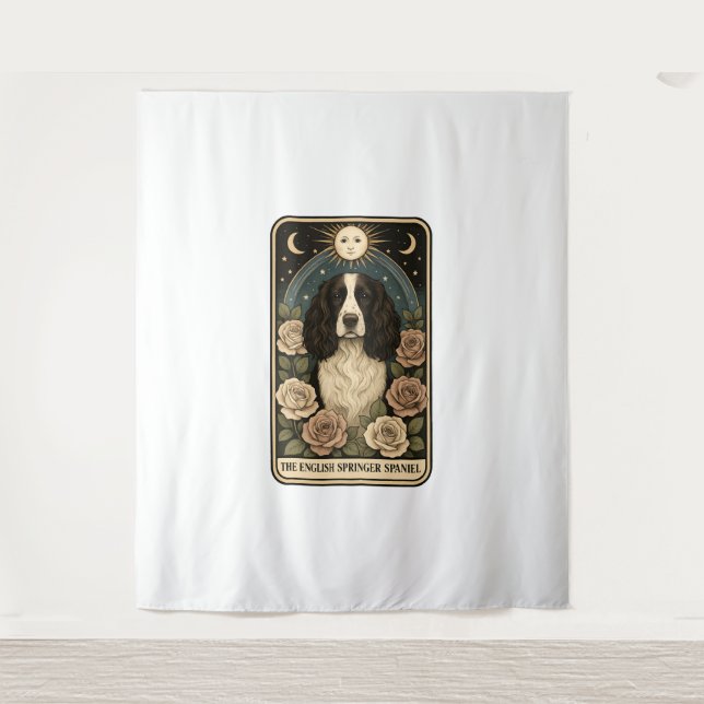 Englischer Springer Spaniel Wandteppich (Vorderseite)