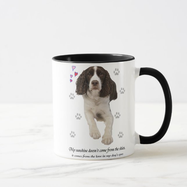 Englischer Springerspaniel-Hund Tasse (Rechts)