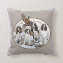 Englischer Springerspaniel-Hundejagden Kissen