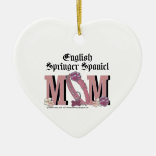 Englischer SpringerSpaniel MAMA Keramikornament