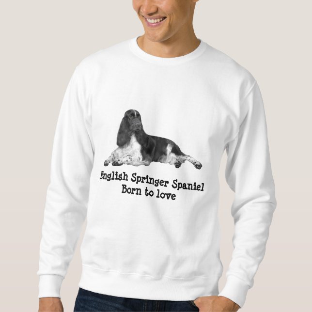 Englischer Springerspaniel-UnisexSweatshirt Sweatshirt (Vorderseite)