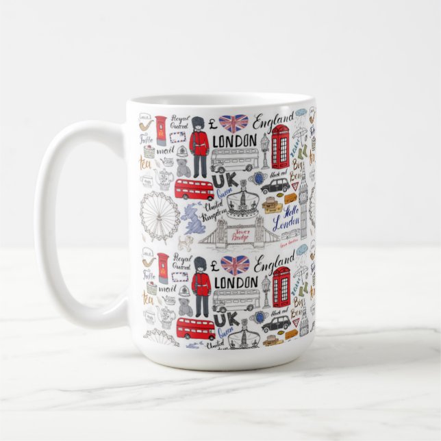 Englischer Tee Kaffeetasse (Links)