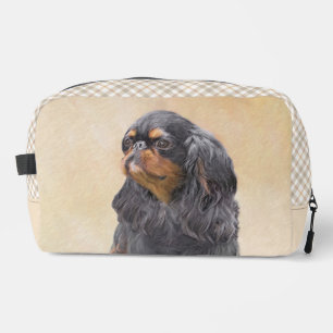 Englischer Toy Spaniel Malerei King Charles Hund K Waschbeutel