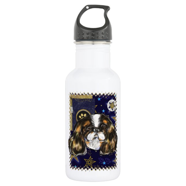 ENGLISCHER TOY SPANIEL TRINKFLASCHE (Vorderseite)