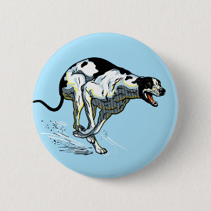englischer Windhund Button