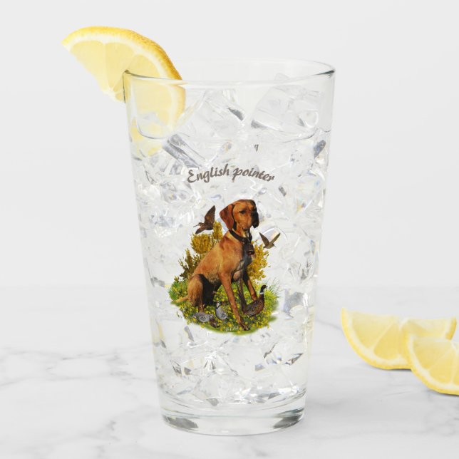 Englischer Zeiger, Vogeljagd Glas (Vorderseite Ice)