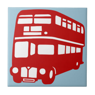 Englischer Zweiboden Bus Fliese