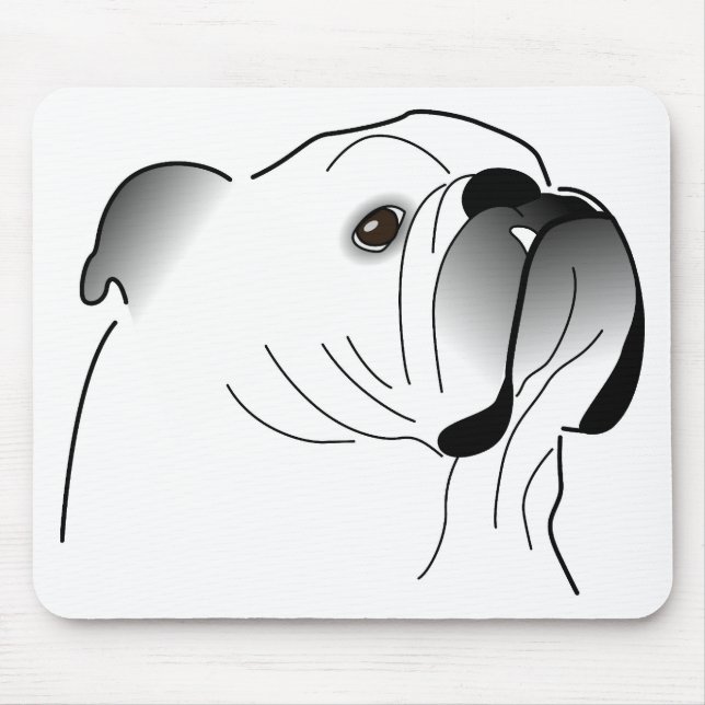 Englisches Bulldogge mousepad (Vorne)