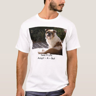 Englisches Bulldoggen-Rettungs-Netz - besonders T-Shirt