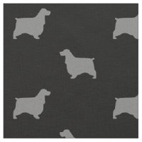 Englisches Cockerspaniel-Silhouette-Muster