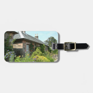 Englisches Cottage II mit Blumengarten Fotografie Gepäckanhänger