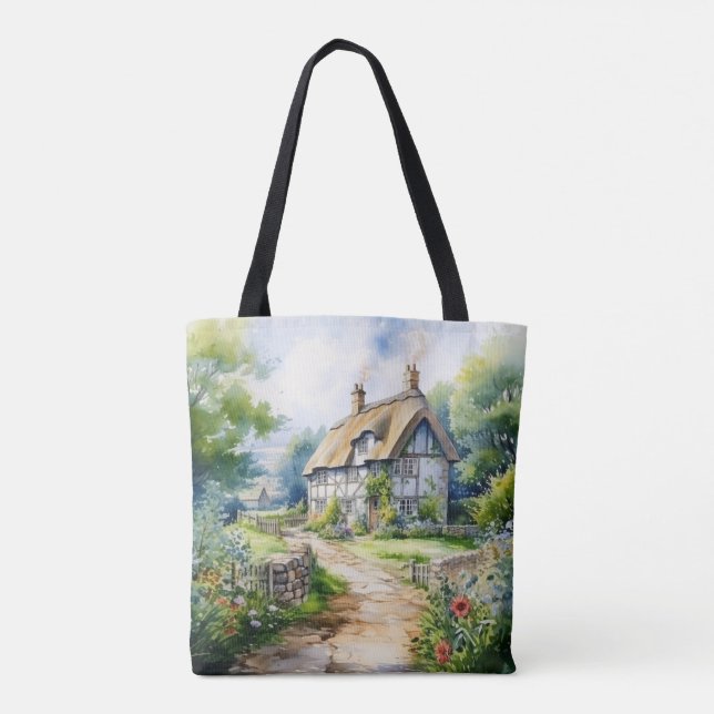 Englisches Cottage Tasche (Rückseite)