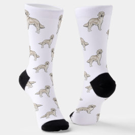 Englisches Cream Golden Retriever Niedlich Hundemu Socken