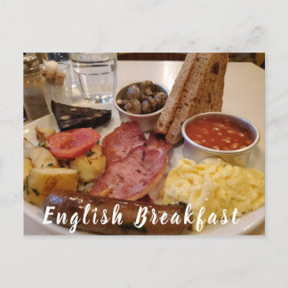 Englisches Frühstück Postkarte