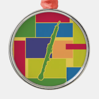 Englisches Horn Colorblocks Verzierung Ornament Aus Metall