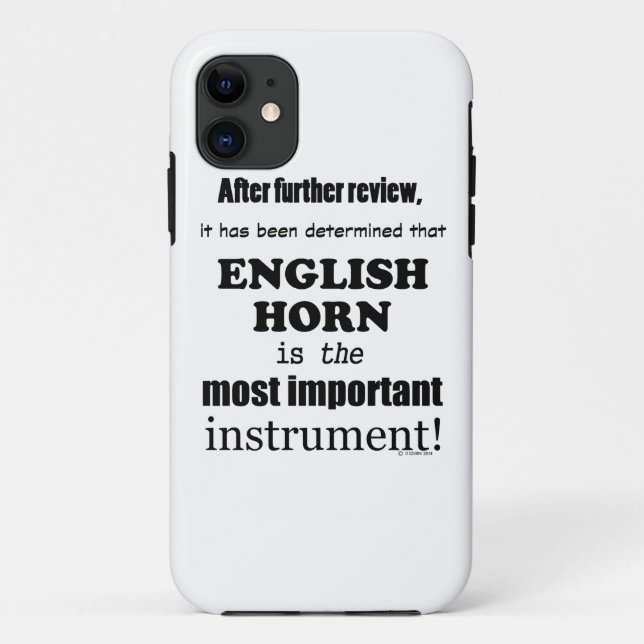 Englisches Horn wichtigstes Instrument Case-Mate iPhone Hülle (Rückseite)