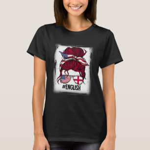 Englisches Mädchen, englische Wurzeln T-Shirt