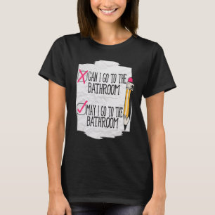 Englischlehrer, der eine Grammatikschule für Gramm T-Shirt