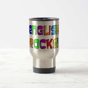 Englischlehrer-Geschenk-"englische Felsen! " Reisebecher
