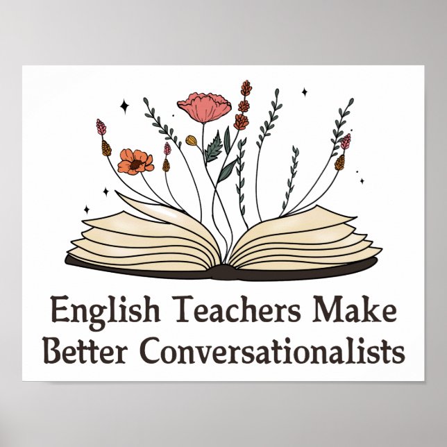 Englischlehrer machen den Dialog besser Poster (Vorne)