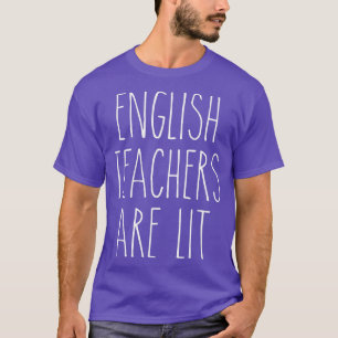 Englischlehrer sind wenig lustige Literaturprofess T-Shirt