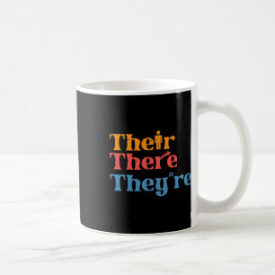 Englischlehrer Their There Theyre Lustige Grammati Kaffeetasse
