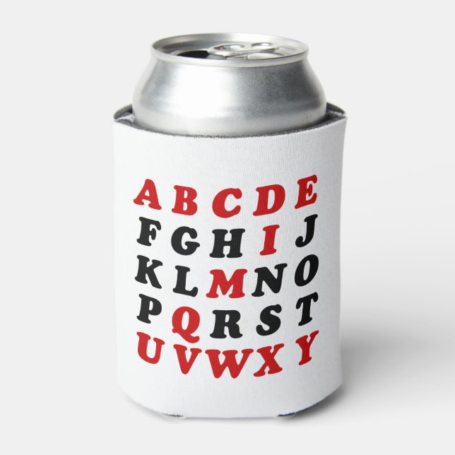 English Alphabet Dosenkühler (Kanne Vorderseite)