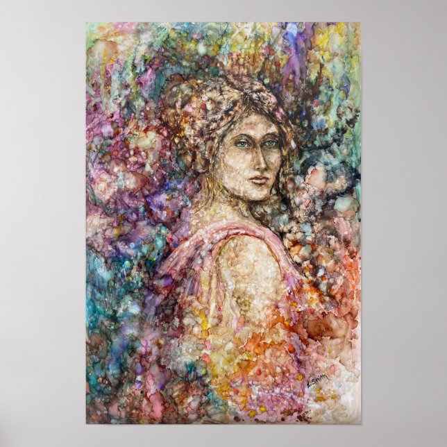 English Bloom Print Poster (Vorne)