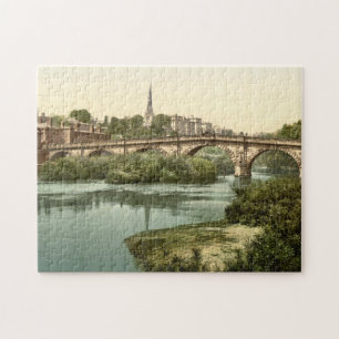 English Bridge, Shrewsbury, Shropshire, England