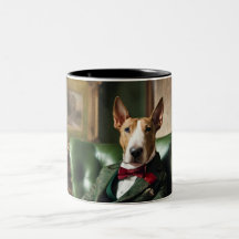 English Bull Terrier 2 Töne Kaffee Tasse