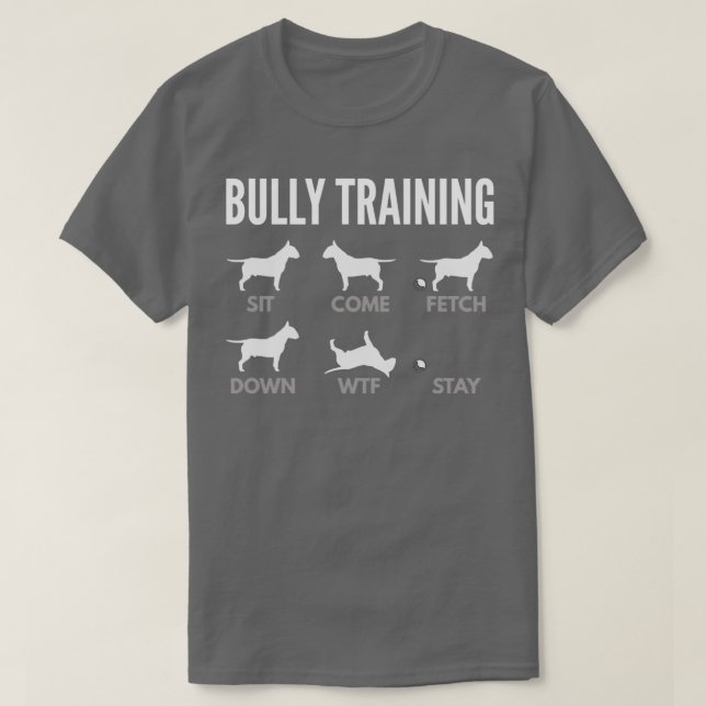 English Bull Terrier Bully Training  T-Shirt (Design vorne)