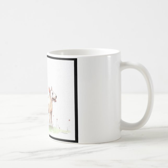 English Bull Terrier Kaffeetasse (Rechts)