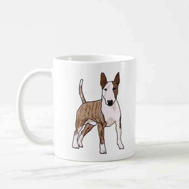 English Bull Terrier Kaffeetasse (Links)