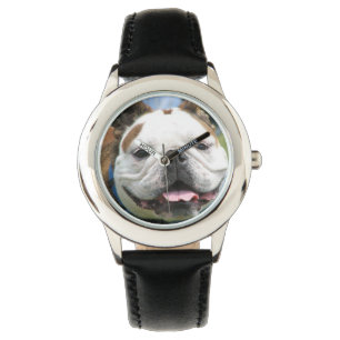 English Bulldog Armbanduhr